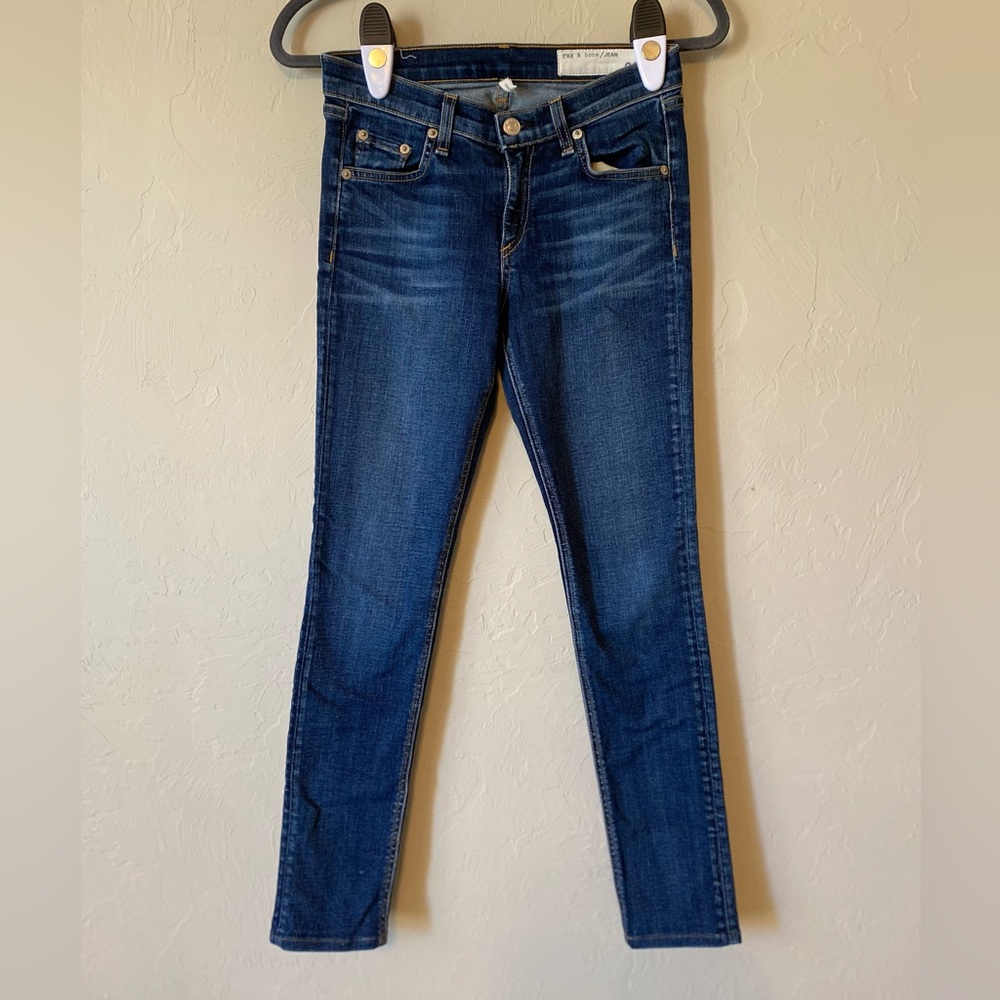 Rag & Bone Dark Blue Wonderland Skinny Jeans 26